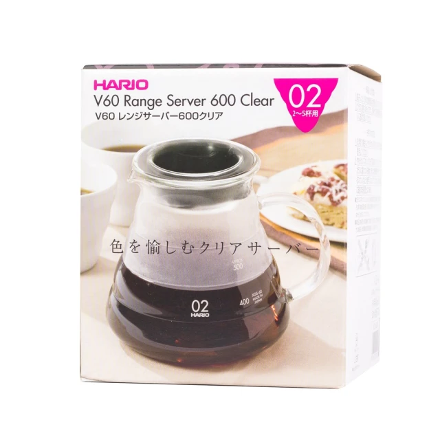 Сервер для кофе Hario Range Server V60-02 600 мл (4977642730632)