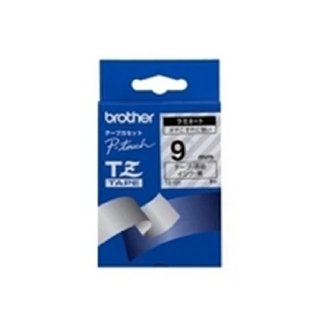 Стрічка Brother TZe-121 ламінована 9 мм x 8 м Black на прозорому (4977766684781)