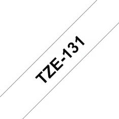 Стрічка Brother TZe-131 ламінована 12 мм x 8 м Black на прозорому (4977766684811)