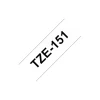 Стрічка Brother TZe-151 ламінована 24 мм x 8 м Black на прозорому (4977766684996)