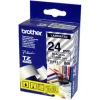 Стрічка Brother TZe-151 ламінована 24 мм x 8 м Black на прозорому (4977766684996)