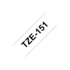Стрічка Brother TZe-151 ламінована 24 мм x 8 м Black на прозорому (4977766684996)