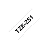 Касета з стрічкою для принтера етикеток Brother TZ-251 24 мм x 8 м Black on White (4977766685412)