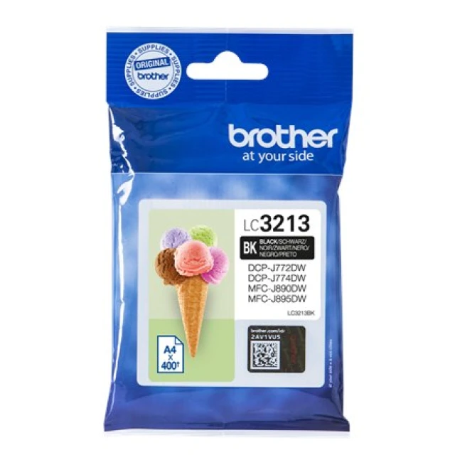 Картридж Brother LC3213BK Black 400 стр. (4977766762250)