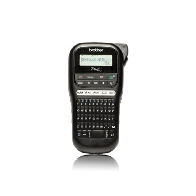 Принтер для друку етикеток Brother P-Touch PT-H110 термотрансферний Black (4977766765299)