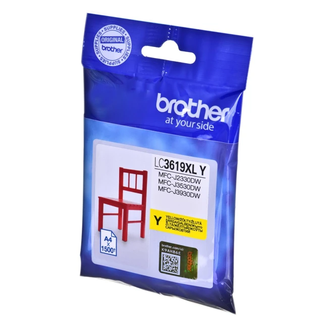Картридж Brother LC3619XLY Yellow 1500 стр. (4977766767705)
