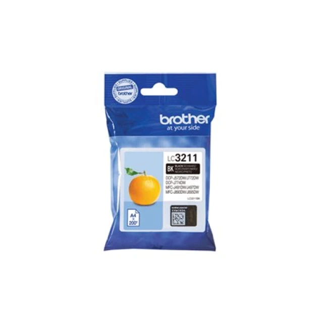 Картридж Brother LC3211BK Black 200 стр. (4977766775748)