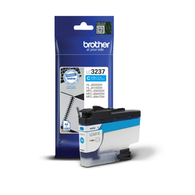 Картридж Brother LC3237C Cyan (4977766788014)