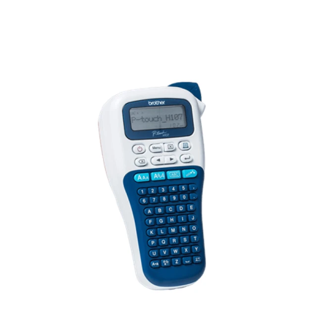 Принтер для печати этикеток Brother P-Touch PT-H107B White Blue (4977766804516)