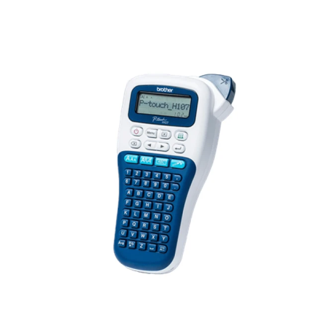 Принтер для печати этикеток Brother P-Touch PT-H107B White Blue (4977766804516)
