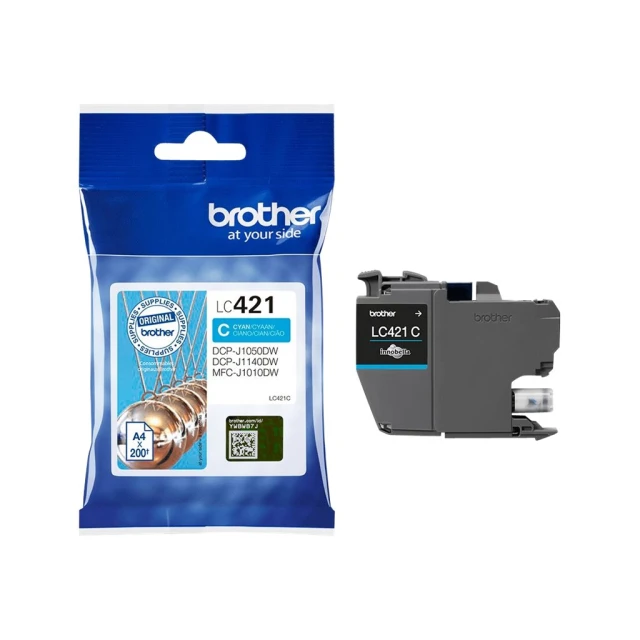 Картридж Brother LC421C Cyan (4977766810371)