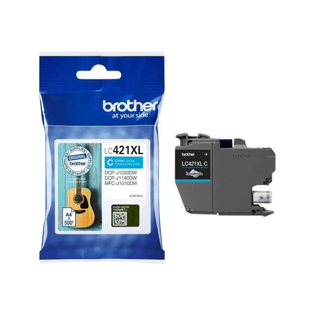 Картридж Brother LC421XLC Cyan (4977766810418)
