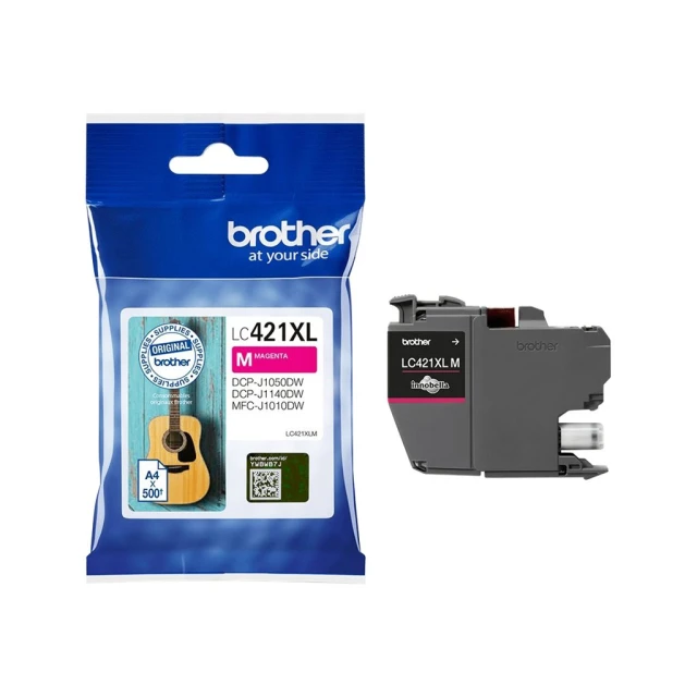 Картридж Brother LC421XLM Magenta (4977766810425)