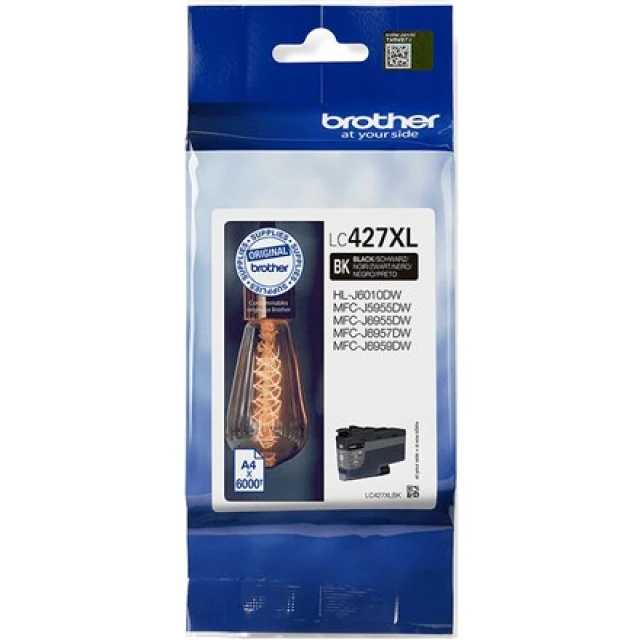 Картридж Brother LC427XLBK Black 6000 стр. (4977766815499)
