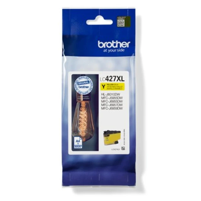 Картридж Brother LC427XLY Yellow 5000 стр. (4977766815536)