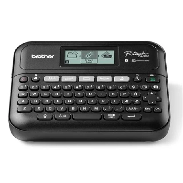 Принтер для печати этикеток Brother P-Touch PT-D460BTVP Black (4977766823616)