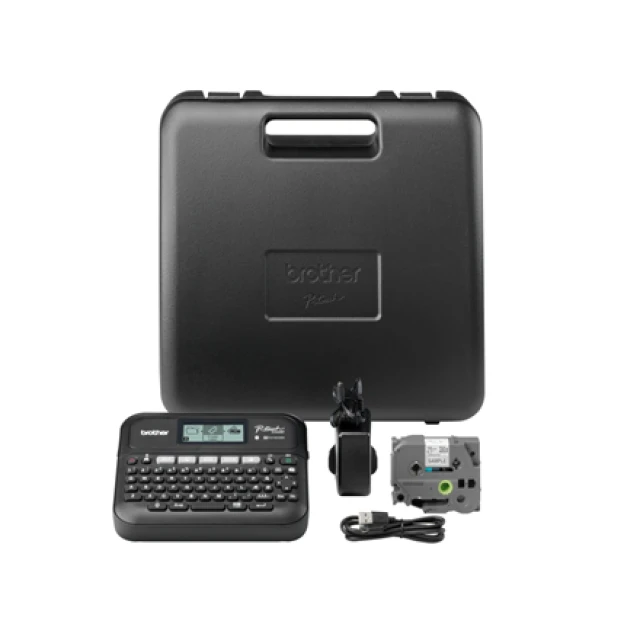 Принтер для печати этикеток Brother P-Touch PT-D460BTVP Black (4977766823616)