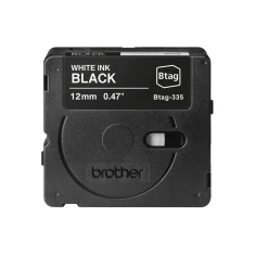 Стрічка для принтера Brother BTAG-335 12 мм White on Black (4977766833257)