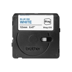 Стрічка для принтера Brother BTAG-233 12 мм Blue on White (4977766835855)