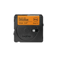 Стрічка для принтера Brother BTAG-T31 12 мм Black on Orange (4977766836067)