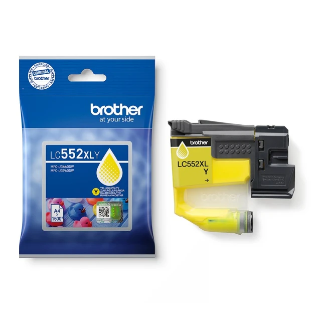 Картридж Brother LC-552XL Yellow (4977766843485)
