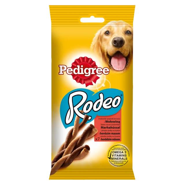 Ласощі для собак Pedigree Rodeo з яловичиною 122 г (5010394982849)
