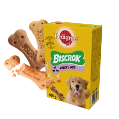 Ласощі для собак Pedigree Biscrok Multi Mix з ягням курка яловичина 500 г (5010394988223)