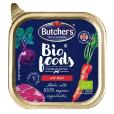 Вологий корм для собак Butcher's BIO Foods з яловичиною 150 г (5011792003860)
