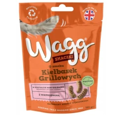 Ласощі для собак Wagg зі смаком ковбасок гриль 125 г (5013919008048)