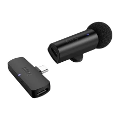 Мікрофон бездротовий петличний Fifine M6 USB-C Black (M6F)