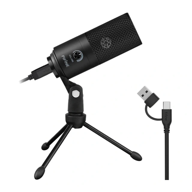 Мікрофон конденсаторний Fifine K669B Black (5031192994346)