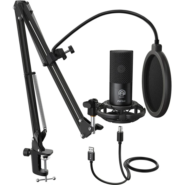 Мікрофон студійний Fifine T669 Black