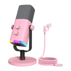 Ігровий мікрофон Fifine AM8 Pink (5031192994698)
