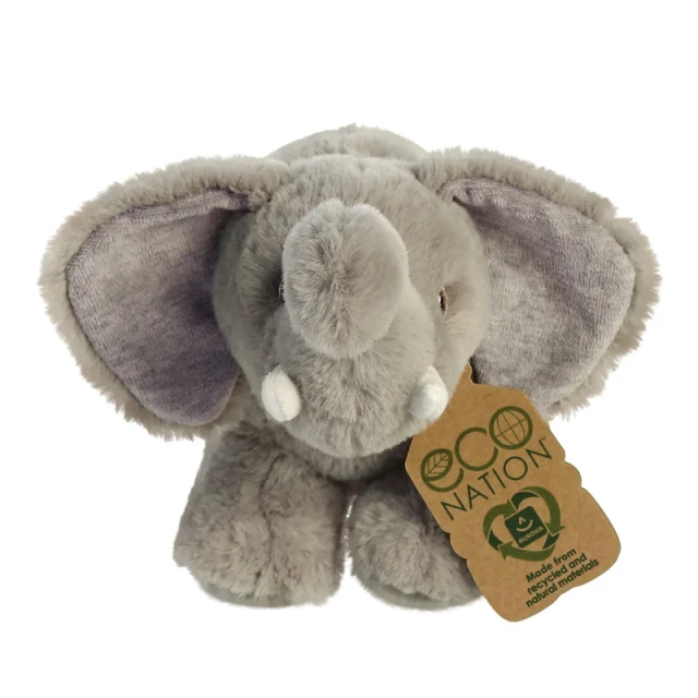 М'яка іграшка Eco Nation Слон 27 см Eco-Friendly (35002)