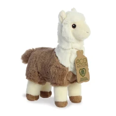 Мягкая игрушка Eco Nation Альпака 24 см White/Brown (35039)