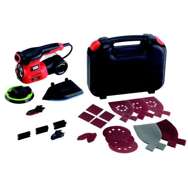 Трикутна шліфмашина Black&Decker 220 Вт (KA280K-QS)