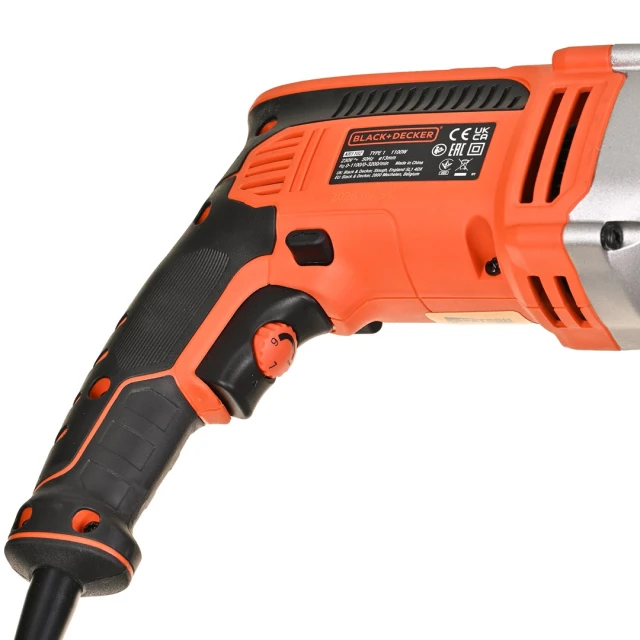 Дриль ударний Black&Decker KR1102K-QS (5035048335499)