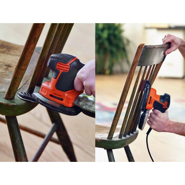 Шліфмашина трикутна Black&Decker KA2500K 120 Вт (KA2500K-QS)