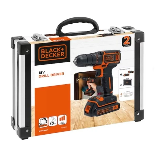 Дриль-шуруповерт Black&Decker 18V (BDCDC18BAFC-QW)
