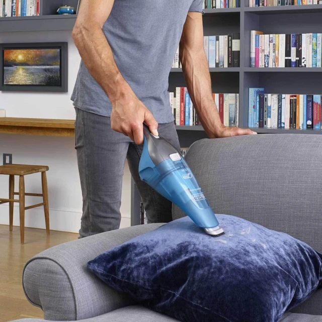 Пилосос вертикальний Black&Decker WDC215WA 7,2 В Blue (WDC215WA-QW)