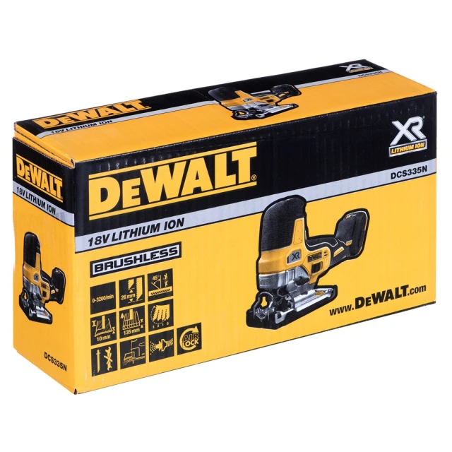 Лобзик DeWALT 18V без аккумулятора и зарядного устройства DCS335N (5035048705742)