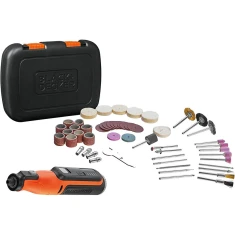 Гравер акумуляторний Black&Decker BCRT8IK 8V з кейсом (BCRT8IK-XJ)