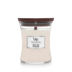 Свічка WoodWick White Teak середня (5038581062143)