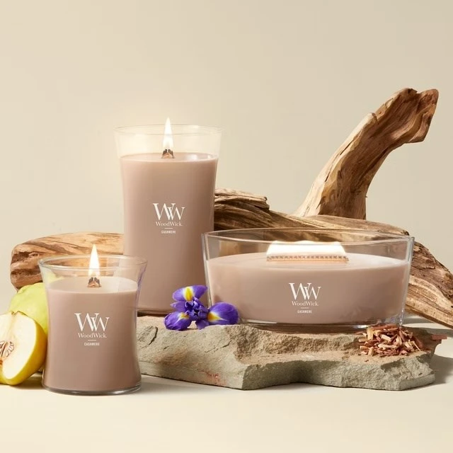 Свічка середня WoodWick Cashmere (5038581141916)