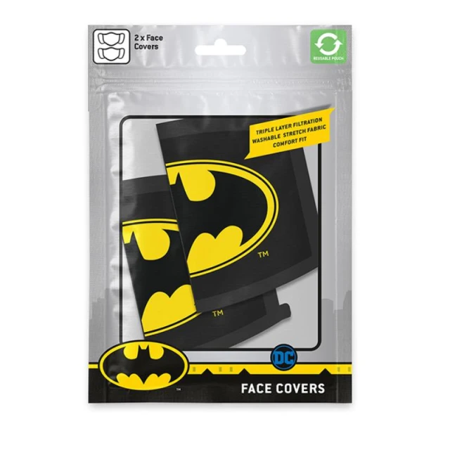 Маска захисна Batman 2 шт, 3 шари фільтрації (GP85554)