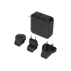 Мережевий зарядний пристрій Targus GaN 2x USB-C 2x USB-A 100 Вт (5051794042351)