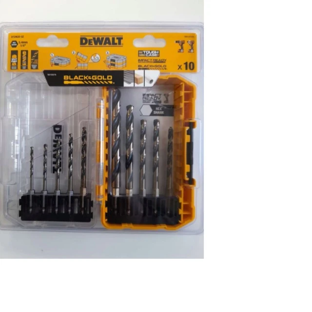 Набір свердел DeWALT 10 шт (5054905305376)