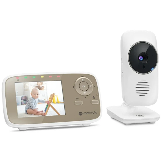 Відеоняня Motorola VM483 з монітором 2.8 White Gold (120MOTOBBMMVM483)