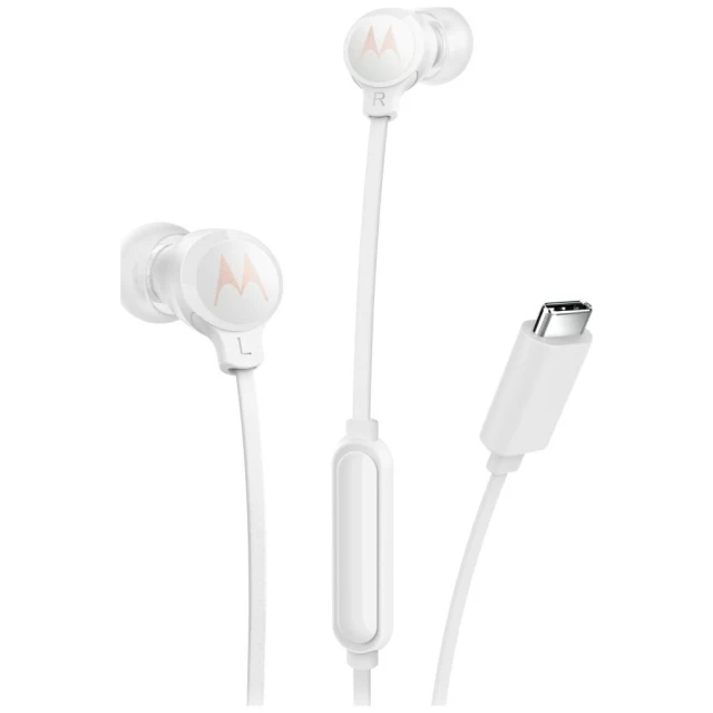 Навушники Motorola Earbuds 3C-S USB-C White (253EARBUDS3CSWHIT)
