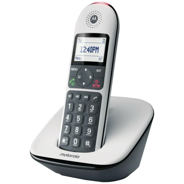 Безпровідний стаціонарний телефон Motorola CD5001 White (107CD5001WHITE)